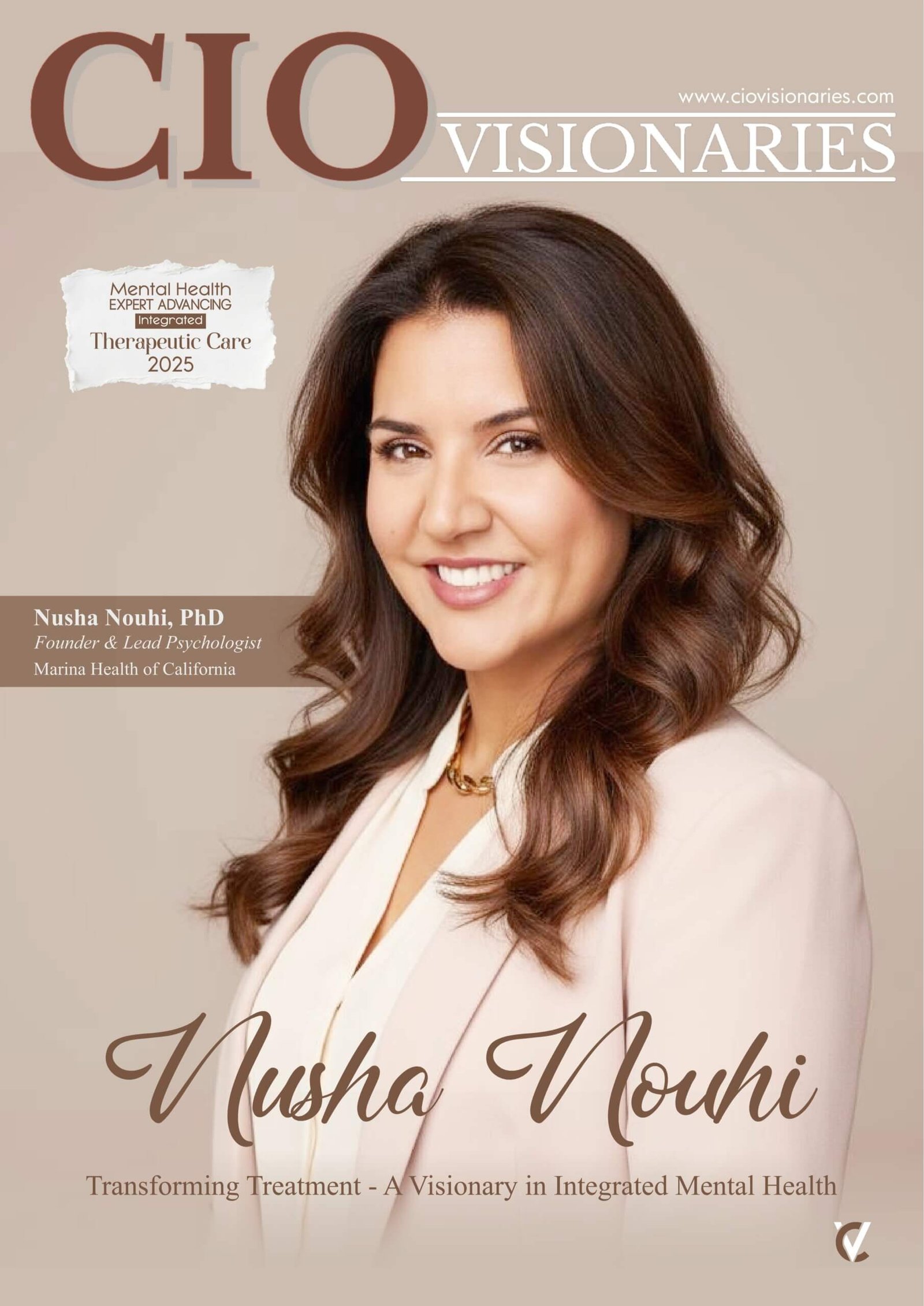 CIO Visionaries Nusha Nouhi Cover